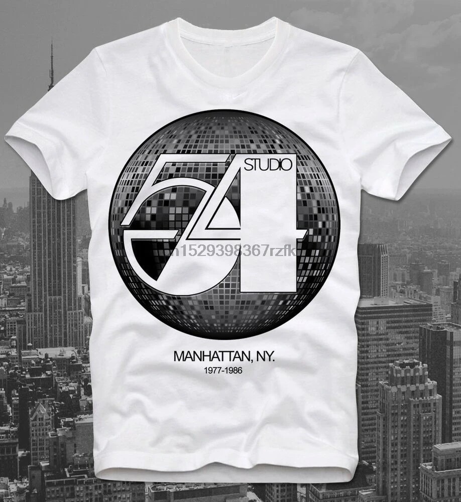Футболка студия 54 Дискотека ночной клуб ретро винтажный Райский гараж CBGB OMFUG