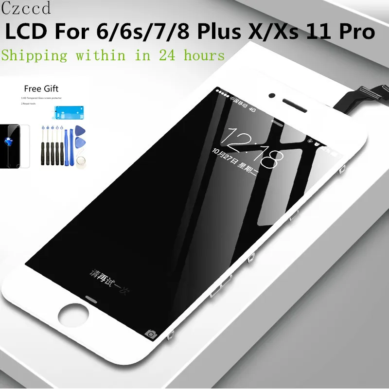 ЖК-дисплей для iPhone 11 Pro/Xr/X/Xs Max/12Pro/6/6s/7/8 Plus сменный сенсорный 3D-экран SE2020 модуль