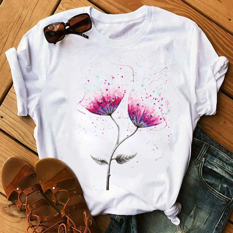 Рисунок 5 - Модная женская футболка Bloomful с принтом бабочки