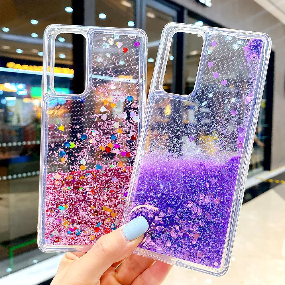 

Liquid Case For Huawei P30 Pro P40 Lite P20 Y6 Y7 Y9 Prime 2019 Case Quicksand Glitter Cover Honor 10i 8A 8X 9X 9A 9 10 10X Lite