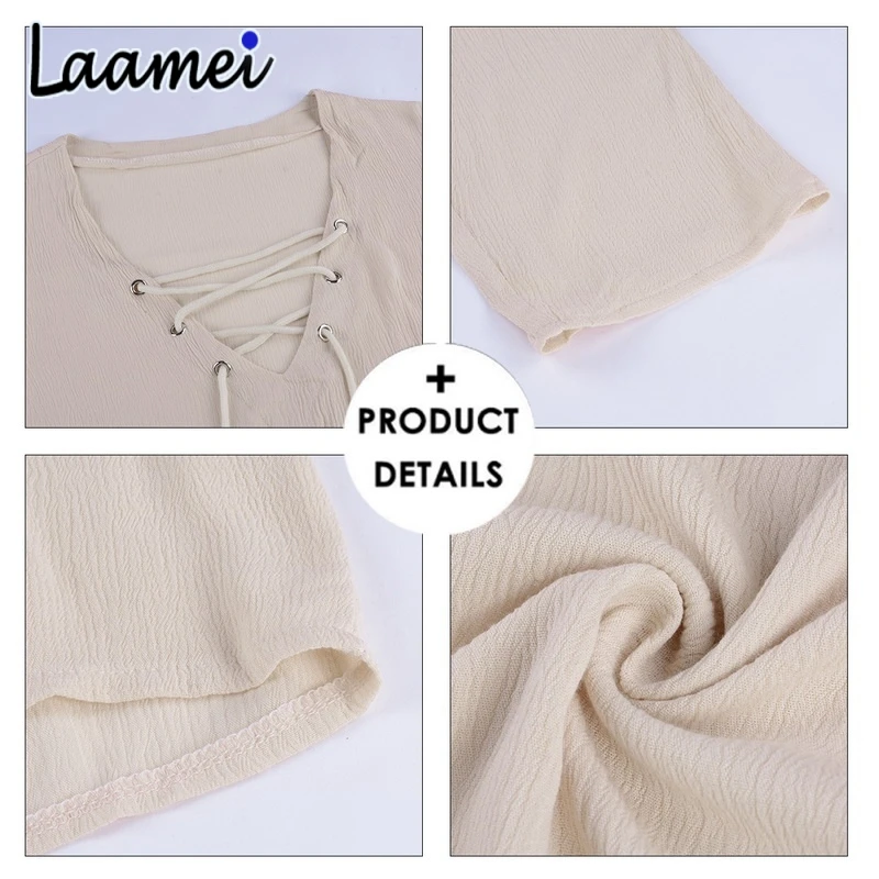 

Laamei 2021 Mens Fashion Hippie Cotton Linen Shirt Casual Middle Sleeve V Neck Summer Beach Loose Tee Tops Solid Color T Shirts