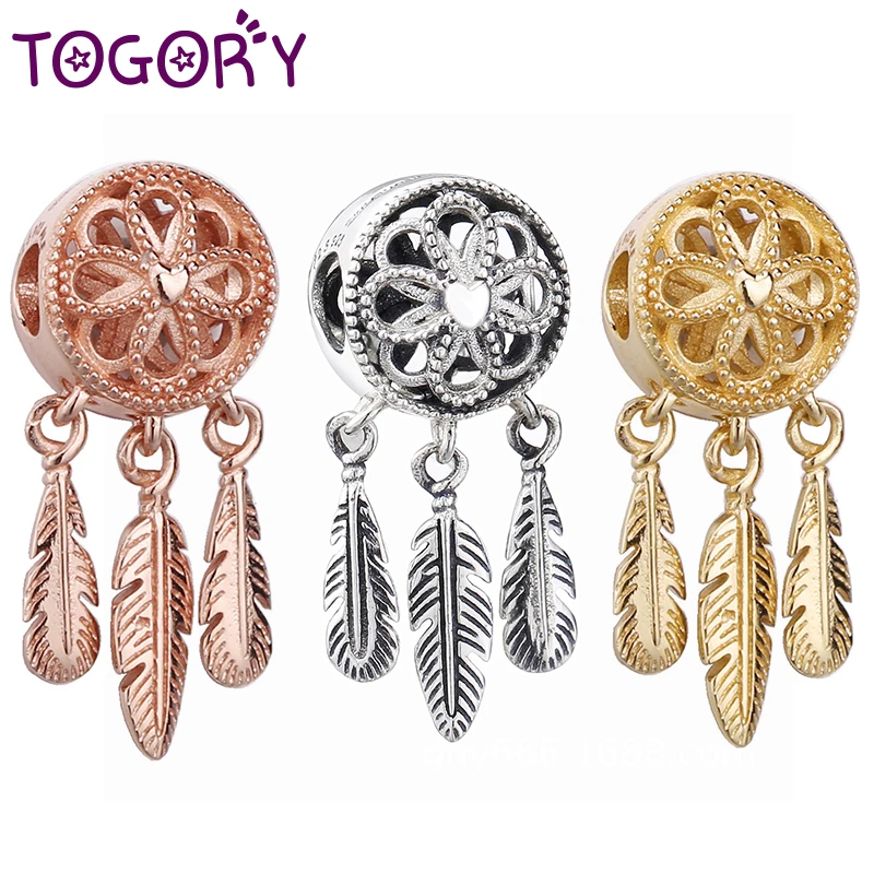 Очаровательные бусины подвески с искусственными перьями подходят для брендовых
