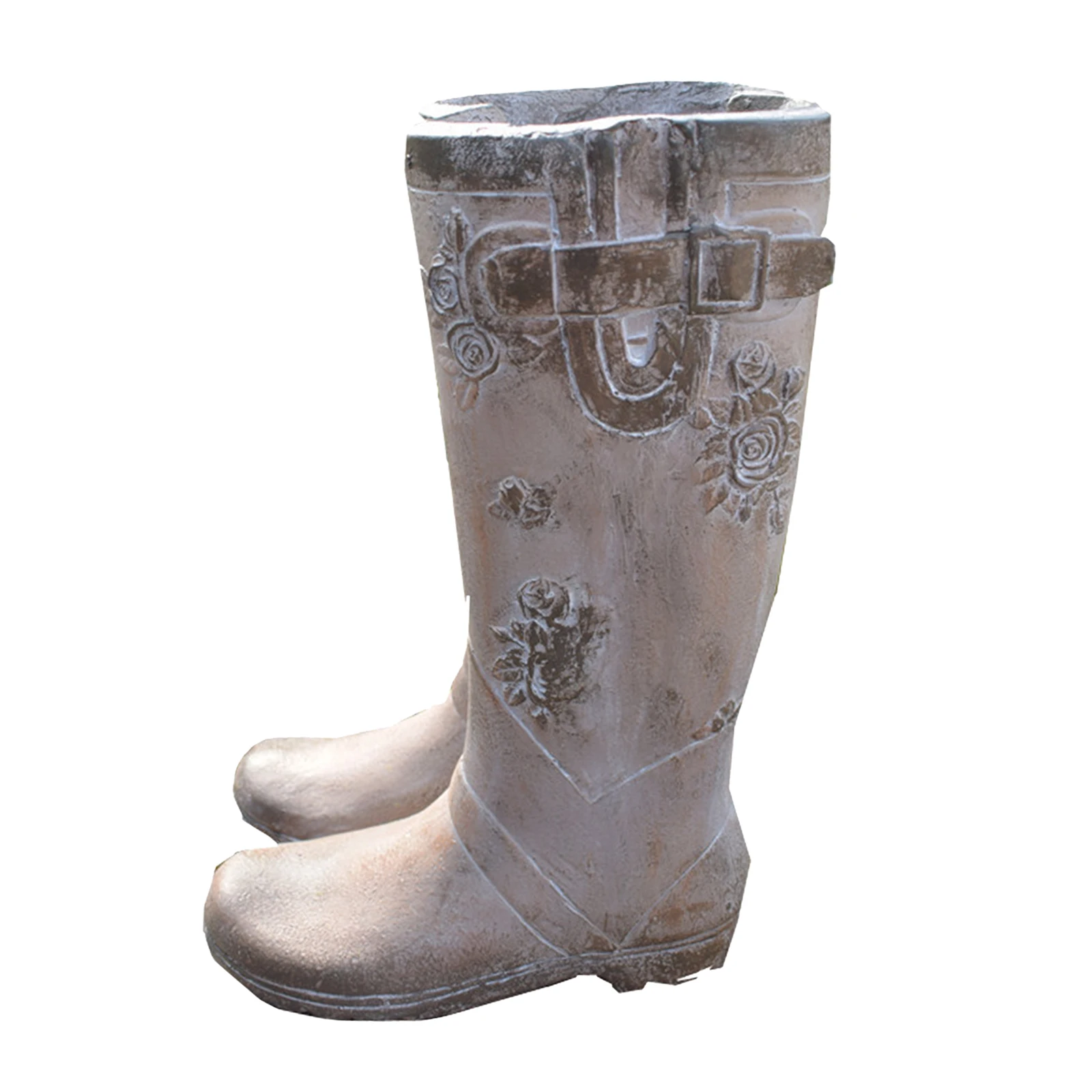 Садовый горшок в винтажном стиле садовый цветочный из смолы держатель для