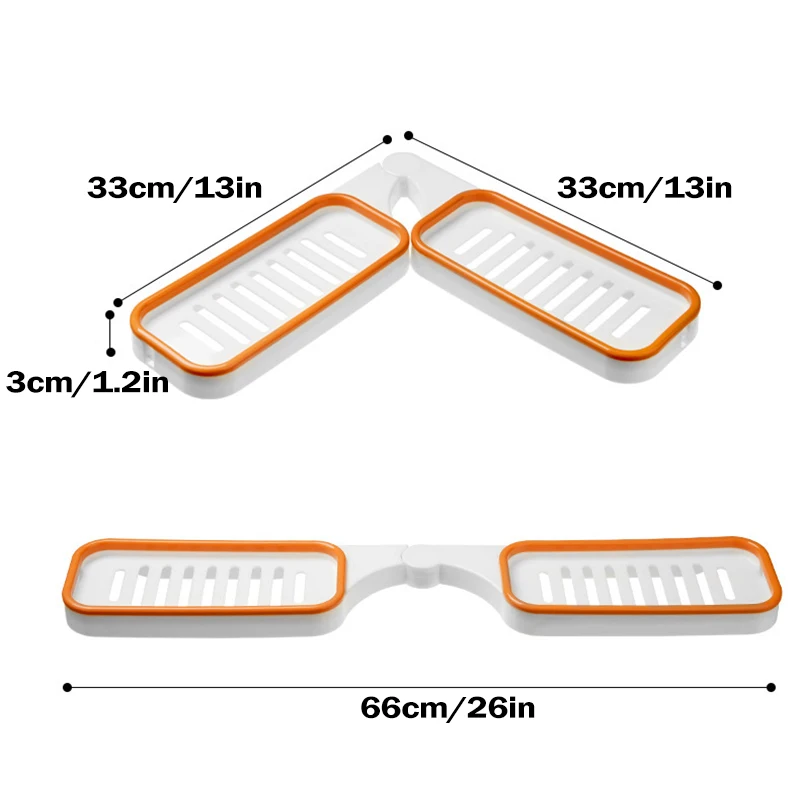 Настенная угловая настенная клейкая полка для ванной комнаты TOO789 | Спорт и