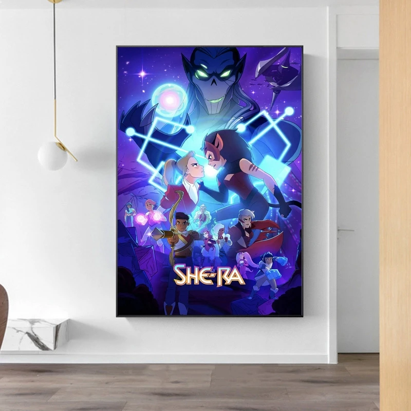

She-Ra and the Princesses of Power Anime Canvas Poster Home Wall Painting Decoration (No Frame)