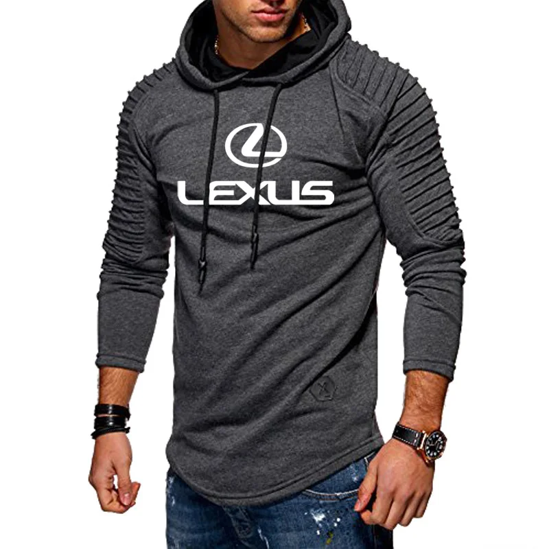 

Unisex Hoodies Men Lexus Car Logo Print Spring Autumn Fashion Brand Men's Hoodies Male Hoodies Men Solid Color Tops Men Hoodie