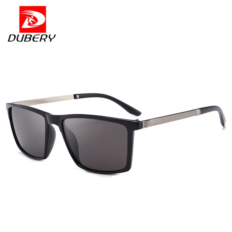 DUBERY винтажные Квадратные Солнцезащитные очки мужские поляризованные
