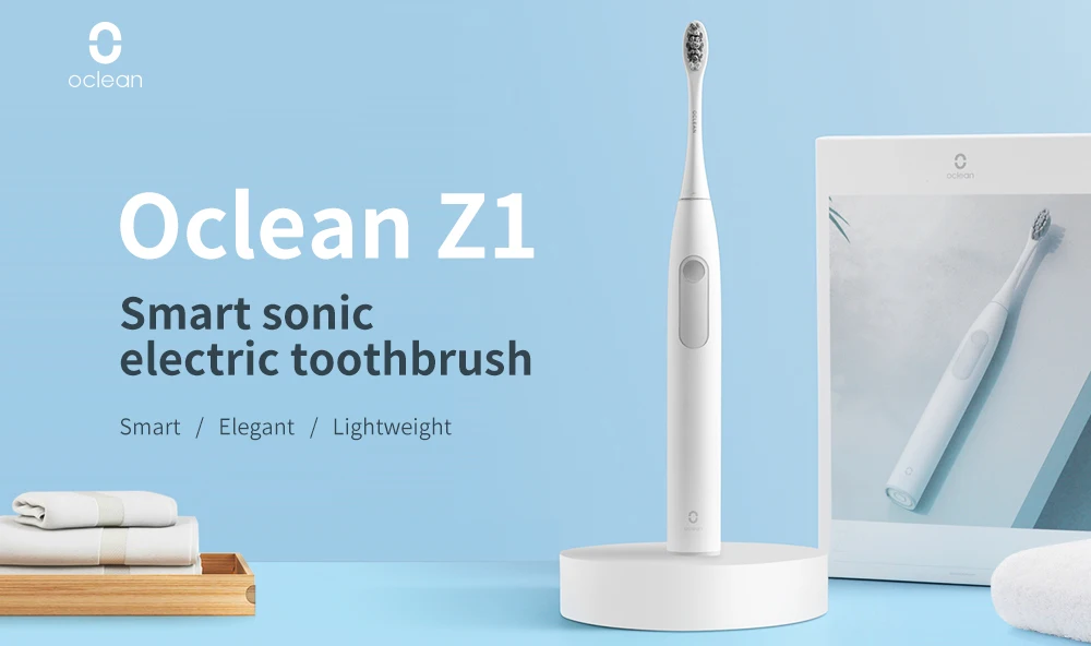 Новейшая глобальная версия Oclean Z1 sonic электрическая зубная щетка Ультра звуковая автоматическая зубная щетка IPX7 Водонепроницаемая Быстрая зарядка бесплатный подарок