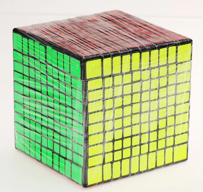 Shengshou 10x10x10 куб 10,2 см волшебный куб, головоломка, 10 слоев 10x10 волшебный куб cubo подарок образовательные игрушки, Прямая поставка