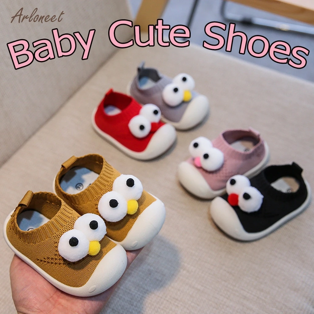 

Baby First walk Cute Cartoon Slippers Newborn Boy girl Baby Anti-slip Floor Shoes Baby Toddler Mesh Sport Shoes Sneakers