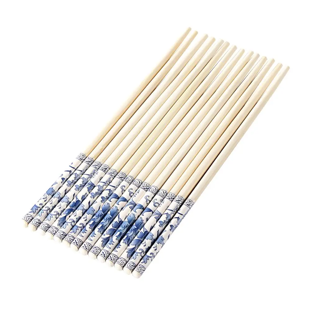 100 пар палочки для еды китайские Классические бамбуковые кухонный ресторан
