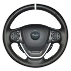 Сделай Сам, чехол рулевого колеса автомобиля из натуральной кожи для Honda Freed capa para volante, оплетка на руль