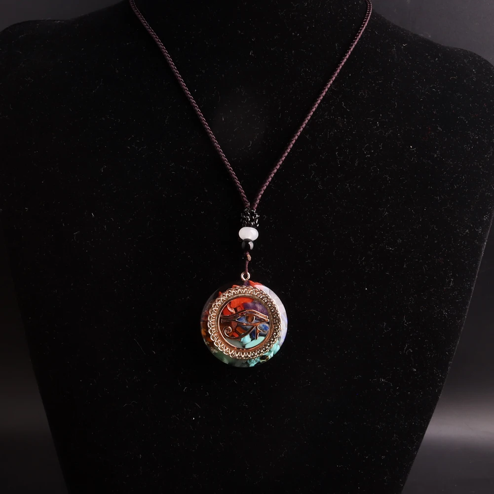 1 шт. 7 чакр ожерелье с изображением египетских богов силы глаз амулет символ