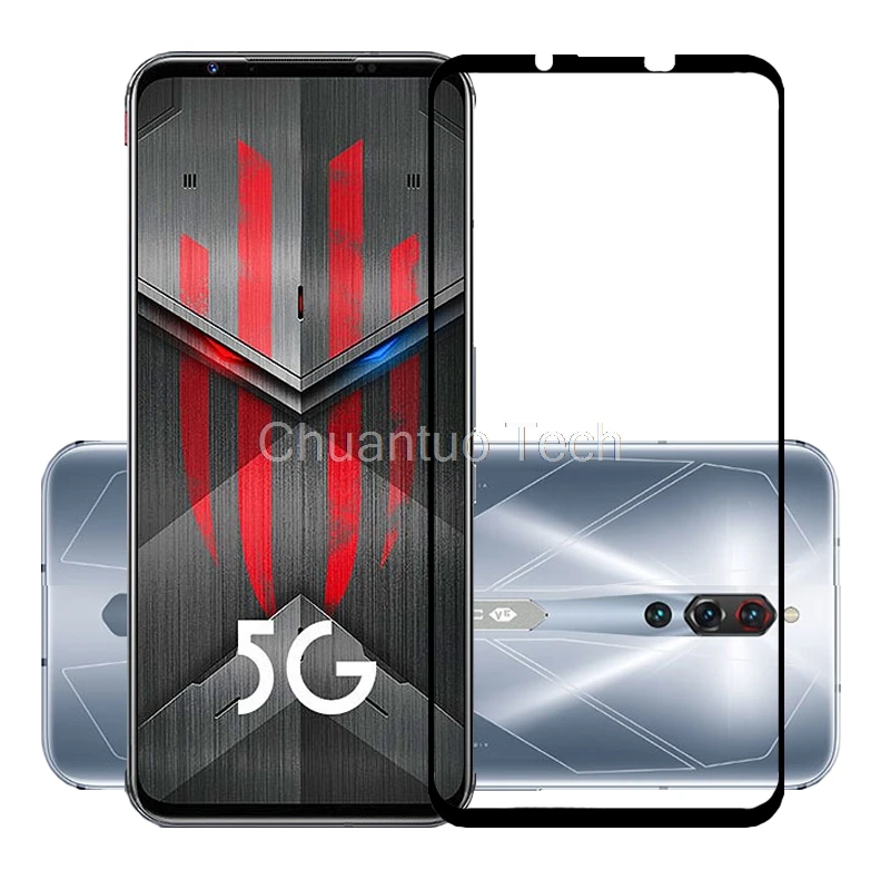 Защитная пленка на весь экран для ZTE Nubia Red Magic 5S Защита от царапин Закаленное