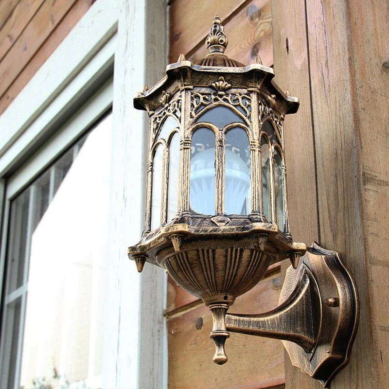 

Wall Light Lamp Decor Garden Home Doorway Corridor Villa Sconce Lighting Lantern Lamp Vintage