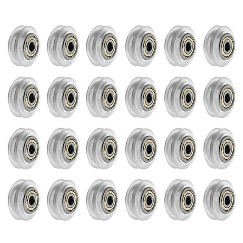 Прозрачный V-образными пазами шкив Поликарбонат Пластик линейный подшипник для