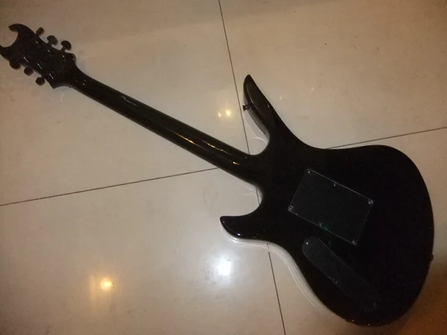 Бесплатная доставка новая модель гитары Schecter черная с красной полосой 110629 | Спорт