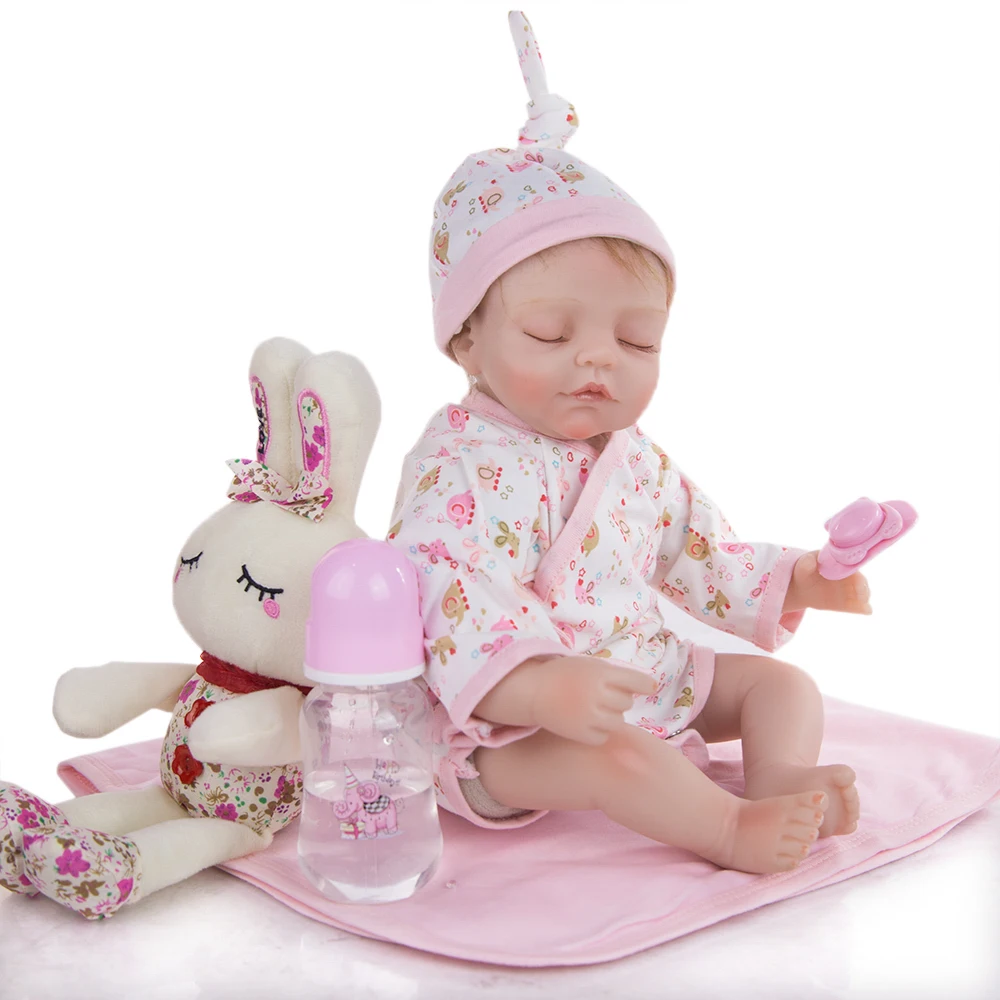 Новое поступление 42 см Reborn Baby куклы реалистичные Спящая девочка Boneca реборн