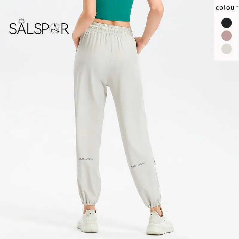 

SALSPOR Fitness Sports Yoga Pants Women with Pockets Running Trousers Casual Pants Quick-Drying High Waist Yoga Pants Sportswear
