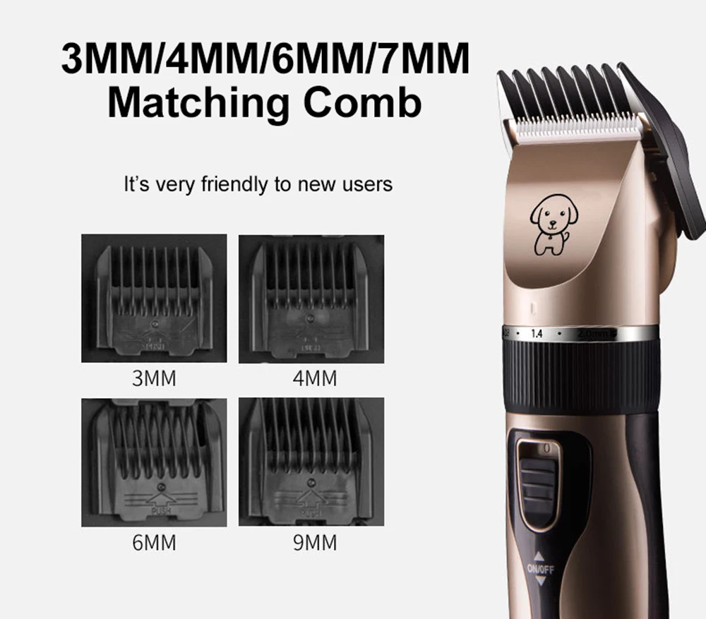 Электрическая машинка для стрижки питомцев триммер 2021 аккумуляторная с низким