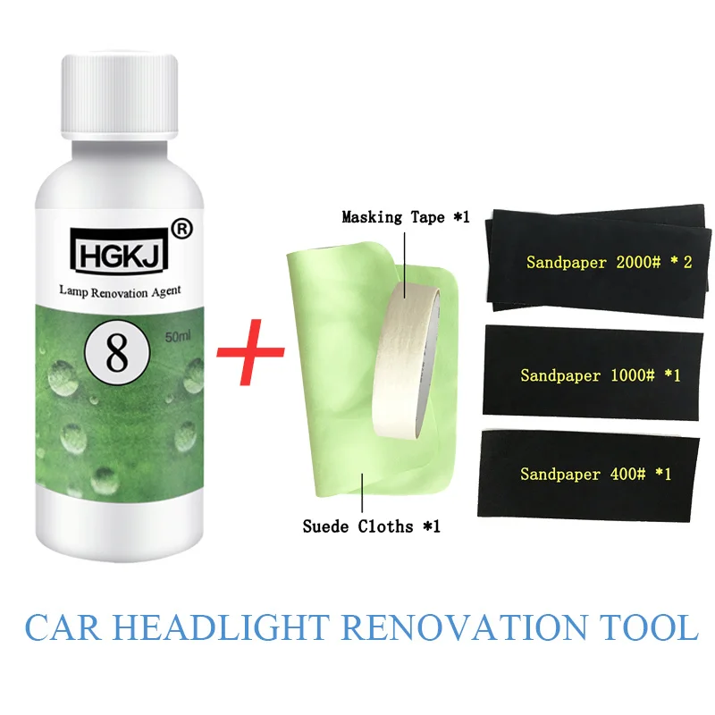 

Car Headlight Repair Coating Solution Repair Kit Oxidation Rearview Coating Headlight Polishing Anti-Scratch Liquid