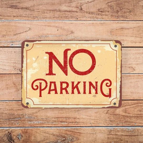 No Parking Tin Sign,Outdoor Tin Sign, No Parking Signboard, Metal Sign, Warning ,Iron Print, Print Art, Print on Metal