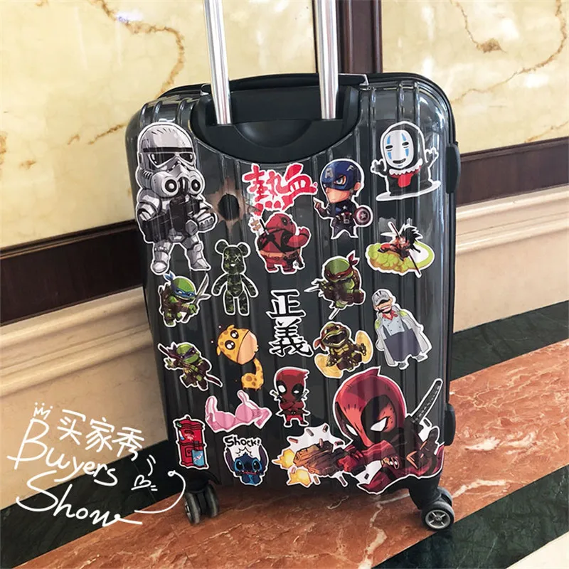 Наклейки для багажа игрушки 2 8*3 5 дюйма цельный аниме Стич наклейка детей ноутбук