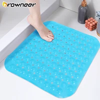 anti slip bathtub mats square shape shower bath mat suction cup shower cushion 4646cm pvc foot pads bathroom accessories