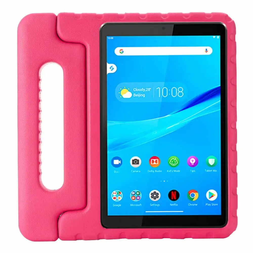 Жесткий детский ударопрочный чехол из ЭВА с подставкой для планшета Lenovo Tab M8 8