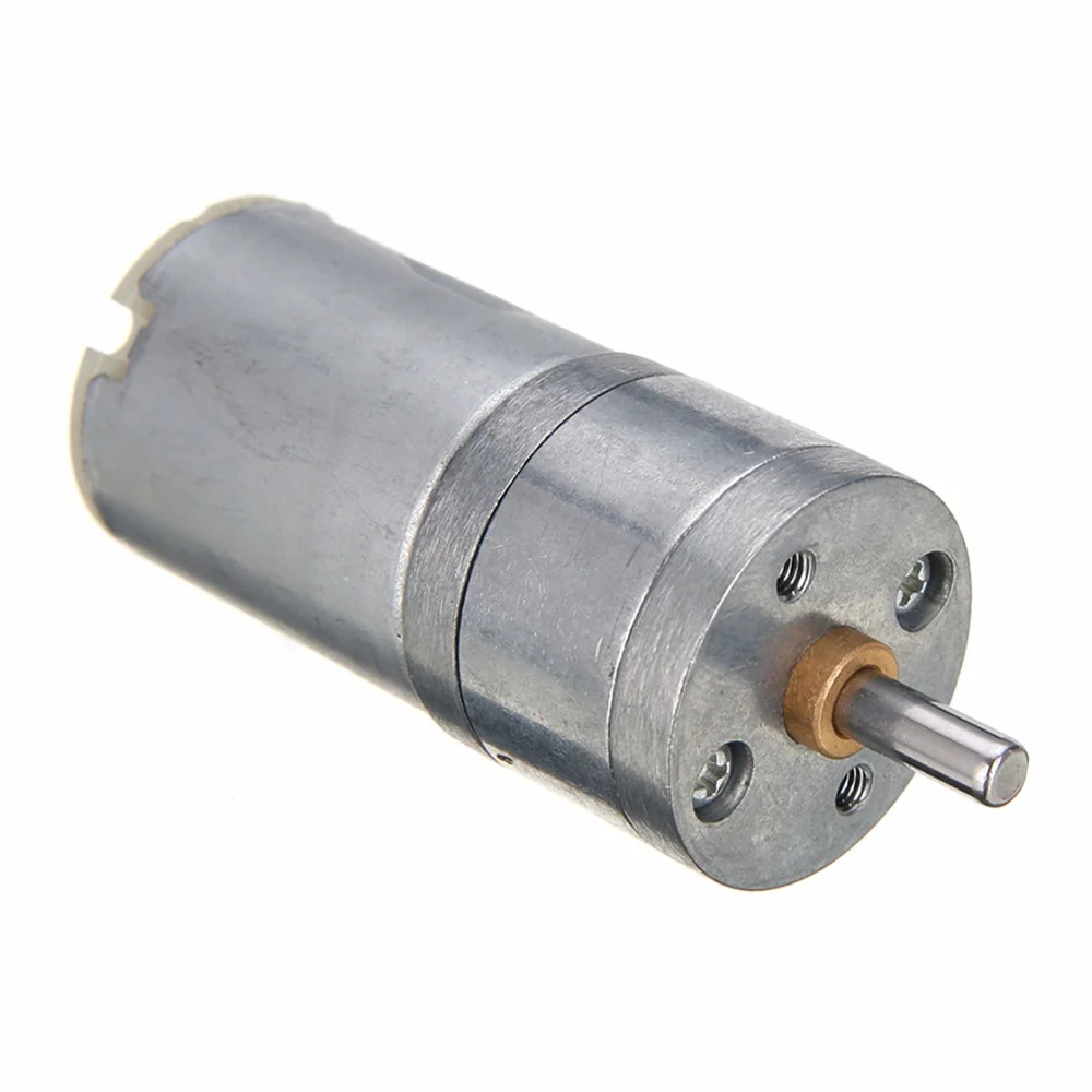 1 шт. Электрический редукторный двигатель 12 В постоянного тока 1000 об/мин 4 мм вал с