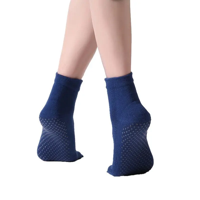 1 пара женские носки для йоги мужские Нескользящие на пять пальцев хлопковые