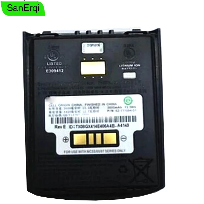 Запасной аккумулятор большой емкости для Motorola Symbol MC55 MC65 MC659B MC5590 MC55A0 (82 111094 01 3 7 в 3600