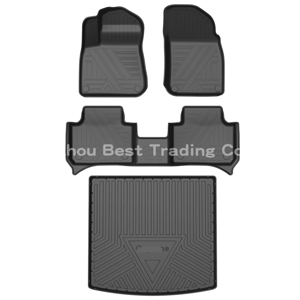 

Car Floor Mats Front & Rear Trunk mat Full Complete Waterproof For Porsche Cayenne 2018 2019 2020