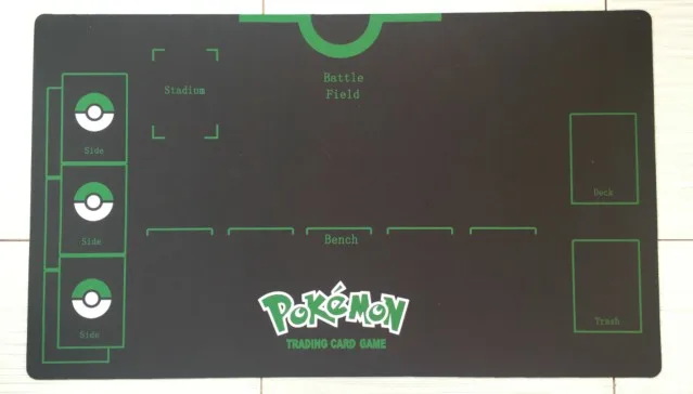 Takara Tomy PTCG аксессуары Pokemon карточная игра Настольный игровой коврик черный