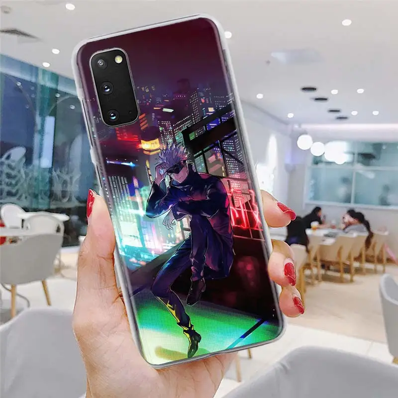 

Jujutsu Kaisen Anime Phone Case For Samsung Galaxy S21 Ultra S20 FE 5G 8 9 10 Plus S20 Plus S20 Ultra Hard PC Back Cover Coque
