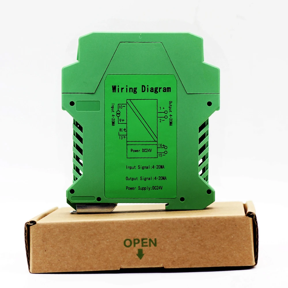 DC Signal Isolator Isolated Converter Isolation Sensors 4-20ma 0-5V to 0-10V Analog Input Output Dual Channel | Инструменты