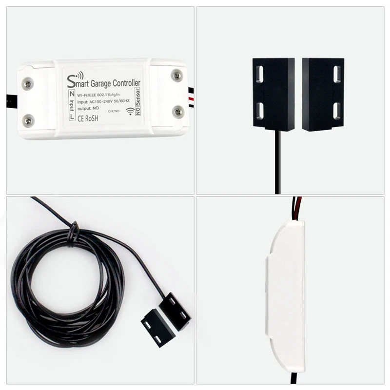 USB DC5V WiFi Smart Garage Door Controller APP Vioce Control Switch Work with Alexa Google Home and IFTT Life Tuya | Обустройство