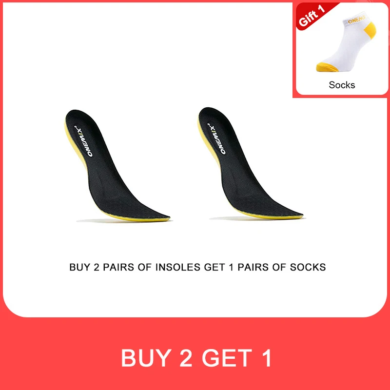 Buy 2 Get 1 ONEMIX, стельки для супинатора, амортизирующие, впитывающие влагу, мягкие стельки, стельки для здоровья, стельки для обуви, массажные подушечки - Цвет: Buy 2 Get 1