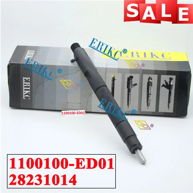 

ERIKC 1100100ED01 Injector 1100100-ED01 Auto Fuel Diesel CR Injection Common Rail 28231014 For Delphi Series Euro 5 Injector