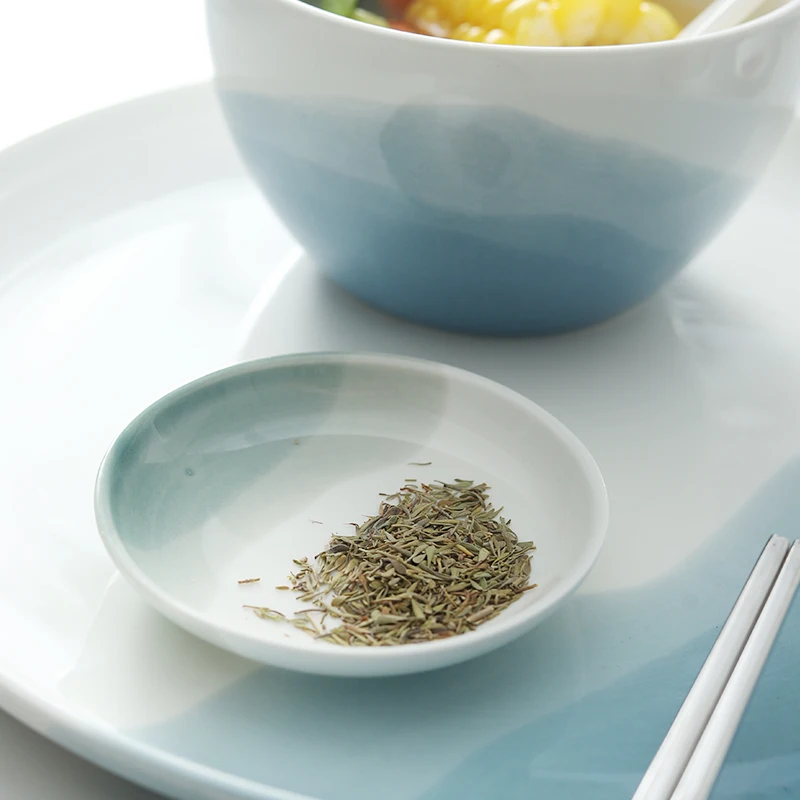 RHE Европейская керамическая тарелка для соуса десертная гарнира кухонная посуда