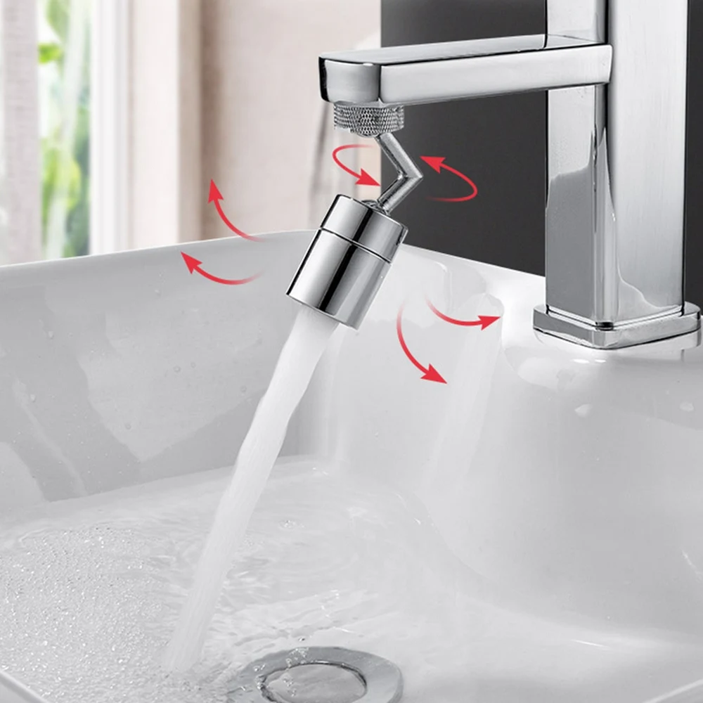 

720Universal Splash Filter Faucet Spray Head Anti Splash Filter Faucet Children Movable Kitchen Tap Water Save Nozzle Sprayer