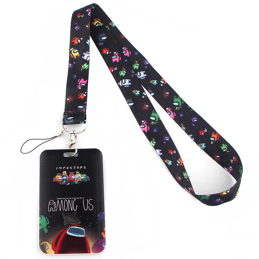 

PF022 Game Astronaut Key lanyard Car KeyChain ID Card Pass Gym Mobile Phone Badge Kids Key Ring Badge Holder Jewelry