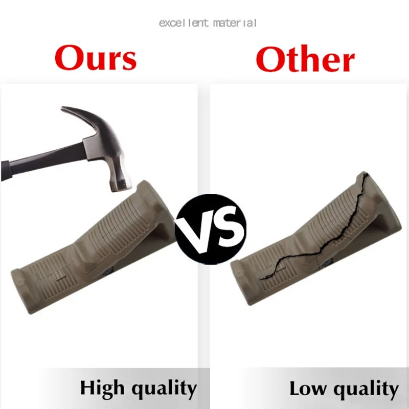 

Airsoft AFG Triangle Grip for Jinming J8 generation M4 Eat Chicken with The Same Right-angle Grip 20mm Picatinny Rail Airsoft