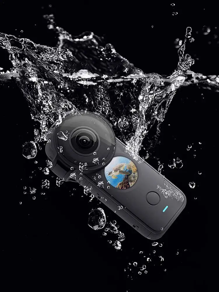Цена Защита для объектива ForInsta360 ONE X2 Premium, 10 м, водонепроницаемый защитный чехол, HD закаленное стекло для подводной съемки One X2