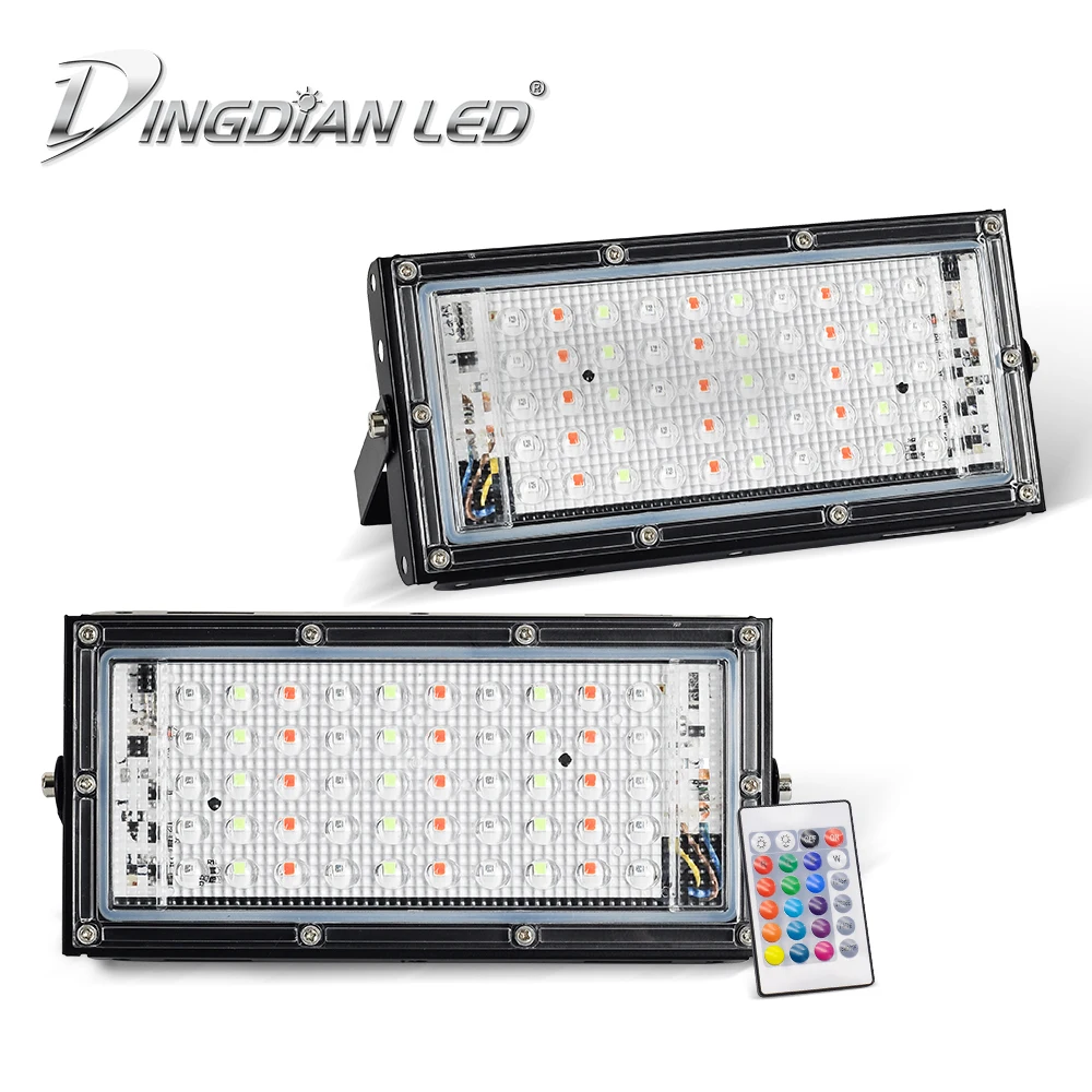 

RGB-прожексветильник IP66, 50 Вт, 220 В перем. Тока, водонепроницаемый