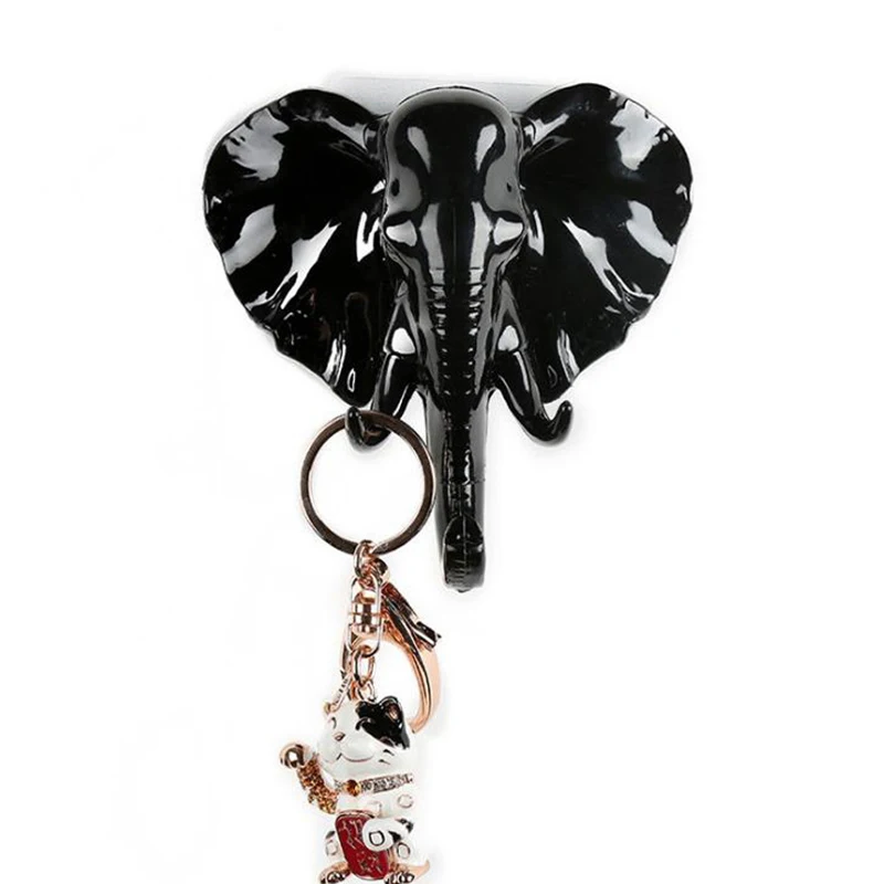 1 шт. креативный крючок в виде носа слона бесшовный декоративный настенный для