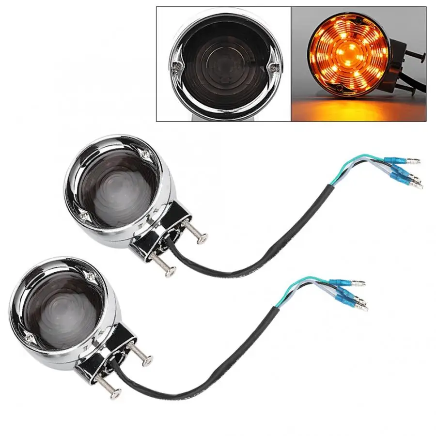 2PCS Motorcycle Turn Signal Light Lamp Fit For Touring Modification Accessories |