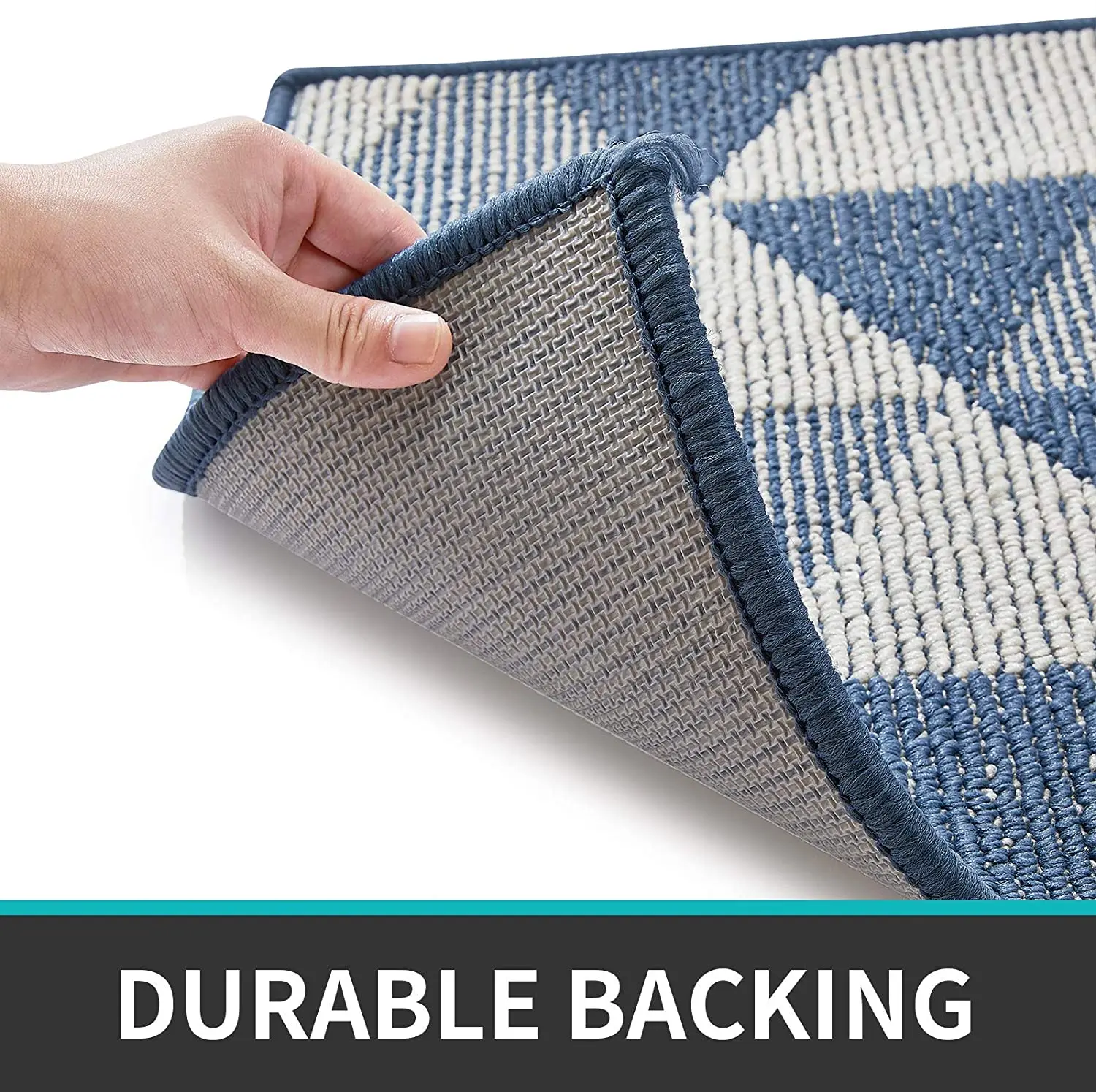 

Indoor &t Outdoor Door Mat Absorbent Resist Dirt Floor Mat Non Slip Rubber Back Machine Washable(geometry space)