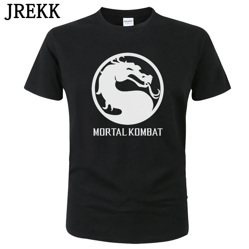 Новинка 2020 модная мужская и женская футболка с принтом Mortal Kombat коротким рукавом