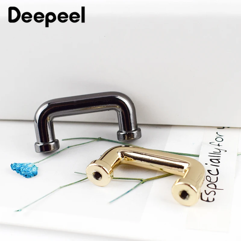 10Pcs18mm металлической пряжкой U кольца для сумки из натуральной кожи разъем сумка